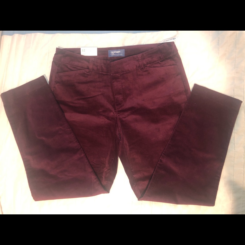 Brand new velvet-like pants